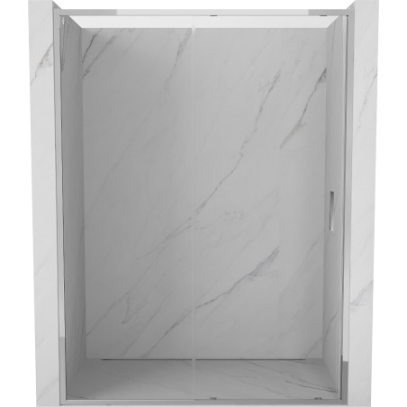 Mexen Exo-S sliding shower door 155 cm, transparent, chrome - 8151-155-000-01-00