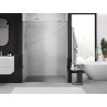 Mexen Exo-S sliding shower door 155 cm, transparent, chrome - 8151-155-000-01-00