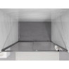 Mexen Exo-S sliding shower door 155 cm, transparent, chrome - 8151-155-000-01-00