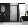 Mexen Exo-S sliding shower doors 105 cm, transparent, black - 8151-105-000-70-00