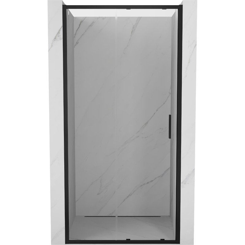 Mexen Exo-S sliding shower door 110 cm, transparent, black - 8151-110-000-70-00