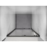 Mexen Exo sliding shower door 110 cm, transparent, black - 8151-110-000-70-00