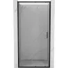 Mexen Exo 100 cm Sliding Shower Door, Transparent, Black - 8151-100-000-70-00