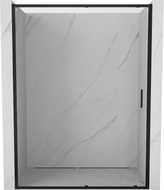 Mexen Exo-S sliding shower door 130 cm, transparent, black - 8151-130-000-70-00