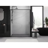 Mexen Exo-S sliding shower door 150 cm, transparent, black - 8151-150-000-70-00