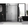 Mexen Exo-S sliding shower door 130 cm, transparent, black - 8151-130-000-70-00