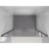Mexen Exo-R hinged shower door 145 cm, transparent, chrome - 819-145-000-01-00