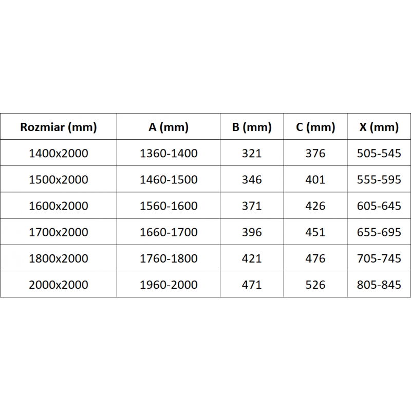 Mexen Velar Duo sliding shower doors 180 cm, frost, brushed copper - 871-180-000-32-65