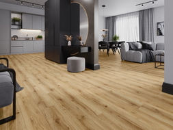 Mexen Beaver Creek vinyl panels 1227 x 187 mm LVT Dryback 2.5 mm, PVC underlay, 4 V-Groove, Oak - F1302-1227-187-255-4V1-01