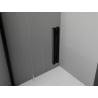 Mexen Exo-R pentagonal hinged shower enclosure 80 x 80 cm, transparent, black - 812-080-080-70-00