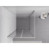 Mexen Exo-F folding shower cabin 70 x 70 cm, transparent, chrome - 816-070-070-01-00