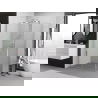 Mexen Exo folding shower cabin 80 x 70 cm, transparent, chrome - 816-080-070-01-00