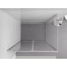 Mexen Exo folding shower enclosure 85 x 75 cm, transparent, chrome - 816-085-075-01-00