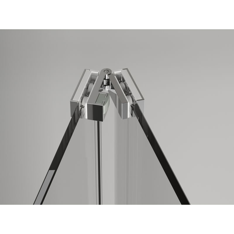 Mexen Exo Folding Shower Cabin 90 x 100 cm, Transparent, Chrome - 816-090-100-01-00