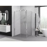 Mexen Exo-F folding shower cabin 75 x 100 cm, transparent, chrome - 816-075-100-01-00