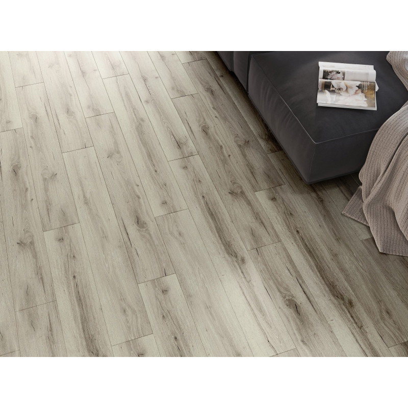 Mexen Wirginia vinyl panels 1227 x 187 mm LVT Dryback 2.5 mm, PVC backing, 4 V-Groove, Oak - F1305-1227-187-255-4V1-01