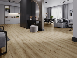 Mexen Sun Valley vinyl panels 1227 x 187 mm LVT Dryback 2.5 mm, PVC underlay, 4 V-Groove, Oak - F1306-1227-187-255-4V1-01