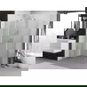 Mexen Exo folding shower enclosure 85 x 80 cm, transparent, chrome - 816-085-080-01-00