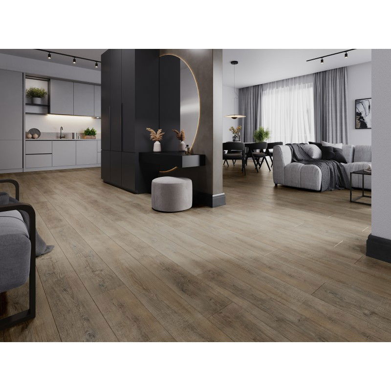 Mexen Casa Grande vinyl panels 1227 x 187 mm LVT Dryback 2.5 mm, PVC underlay, 4 V-Groove, Oak - F1314-1227-187-255-4V1-01