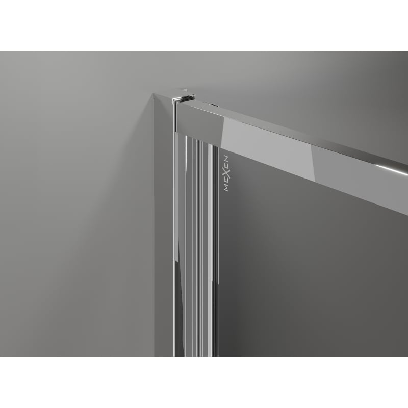 Mexen Exo folding shower cabin 100 x 90 cm, transparent, chrome - 816-100-090-01-00