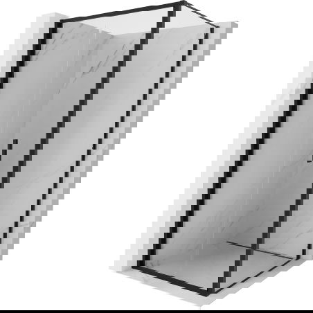 Mexen Exo folding shower cabin 75 x 75 cm, transparent, black - 816-075-075-70-00