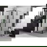 Mexen Exo folding shower cabin 85 x 85 cm, transparent, black - 816-085-085-70-00