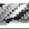 Mexen Exo folding shower cabin 85 x 85 cm, transparent, black - 816-085-085-70-00