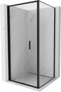 Mexen Exo-F folding shower cabin 90 x 90 cm, transparent, black - 816-090-090-70-00
