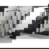 Mexen Exo folding shower cabin 85 x 70 cm, transparent, black - 816-085-070-70-00