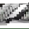 Mexen Exo folding shower cabin 85 x 70 cm, transparent, black - 816-085-070-70-00
