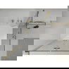 Mexen Lima Duo folding shower cubicle 80 x 80 cm, Transparent, Gold + shower tray Flat - 856-080-080-50-02-4010G