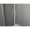 Mexen Exo-B Duo hinged shower cabin 70 x 70 cm, transparent, chrome - 814-070-070-01-00