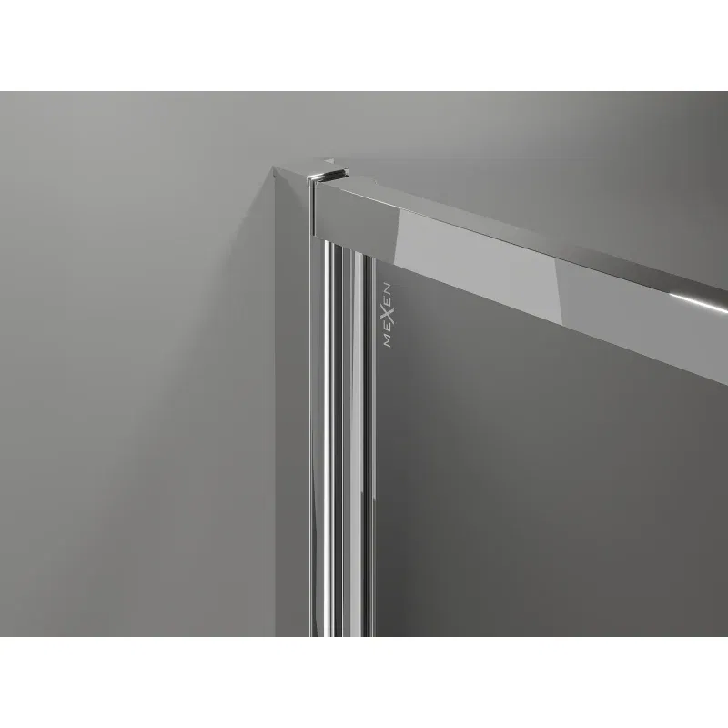 Mexen Exo Shower Cabin Pivot Door 70 x 75 cm, Transparent, Chrome - 814-070-075-01-00