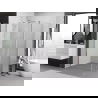 Mexen Exo shower cabin hinged 70 x 85 cm, transparent, chrome - 814-070-085-01-00