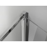 Mexen Exo-F 80 cm folding shower door, transparent, chrome - 816-080-000-01-00