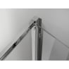 Mexen Exo 90 cm folding shower door, transparent, chrome - 816-090-000-01-00