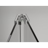 Mexen Exo-F folding shower door 100 cm, transparent, chrome - 816-100-000-01-00