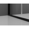 Mexen Exo-F folding shower door 70 cm, transparent, black - 816-070-000-70-00