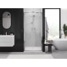 Mexen Exo 90 cm folding shower door, transparent, chrome - 816-090-000-01-00