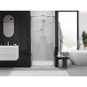 Mexen Exo-F folding shower doors 95 cm, transparent, chrome - 816-095-000-01-00