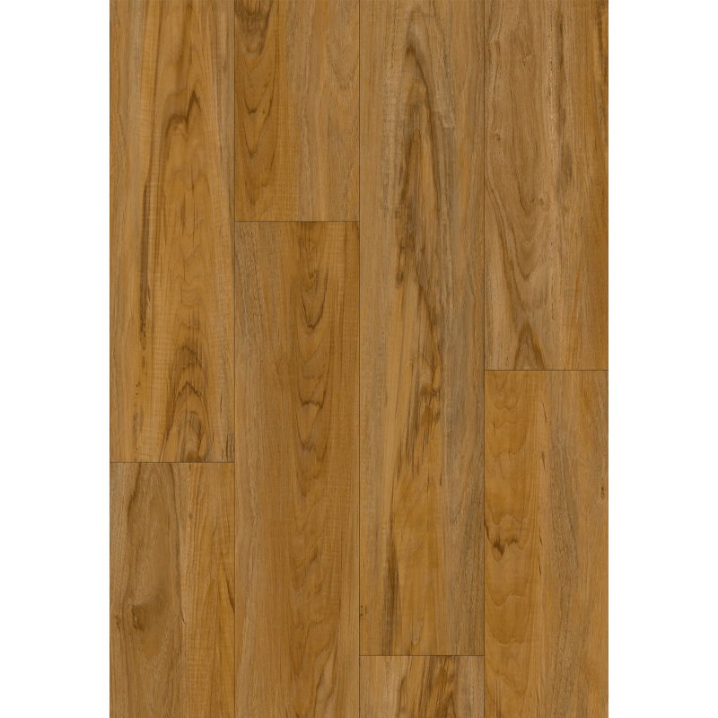 Mexen Norfolk Vinyl Panels 1227 x 187 mm LVT Dryback 2.5 mm, PVC Underlay, 4 V-Groove, Teak - F1393-1227-187-255-4V1-01