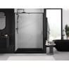 Mexen Exo 145 cm Hinged Shower Door, Transparent, Black - 819-145-000-70-00