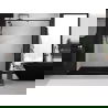 Mexen Exo shower door pivot 145 cm, transparent, black - 819-145-000-70-00