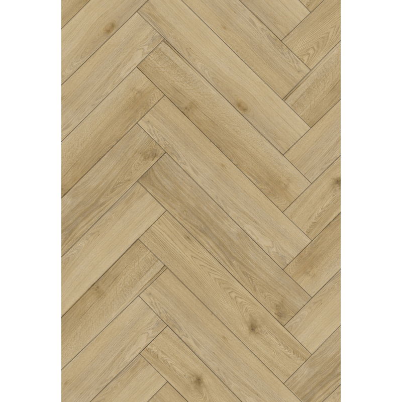 Mexen Charter Oak vinyl herringbone panels 570 x 95 mm LVT Dryback 2.5 mm, PVC backing, 4 V-Groove, Oak