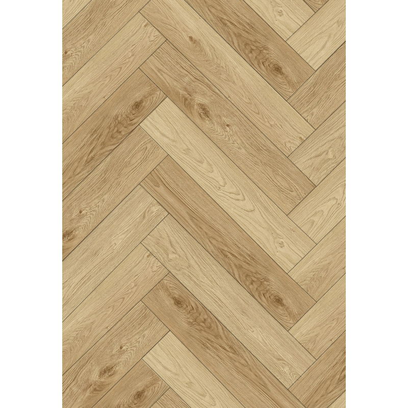 Mexen Anniston Vinyl Panels Herringbone 570 x 95 mm LVT Dryback 2.5 mm, PVC Base, 4 V-Groove, Oak - F1471-0570-095-255-4V1-01
