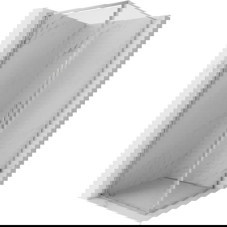 Mexen Exo shower enclosure hinged 70 x 70 cm, transparent, chrome - 817-070-070-01-00