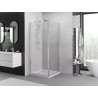 Mexen Exo-B hinged shower enclosure 70 x 70 cm, transparent, chrome - 817-070-070-01-00