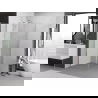 Mexen Exo shower enclosure hinged 70 x 70 cm, transparent, chrome - 817-070-070-01-00