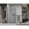 Mexen Lima folding shower enclosure 100 x 100 cm, transparent, black - 856-100-100-70-00
