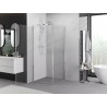 Mexen Exo-B swing shower enclosure 100 x 100 cm, transparent, chrome - 817-100-100-01-00